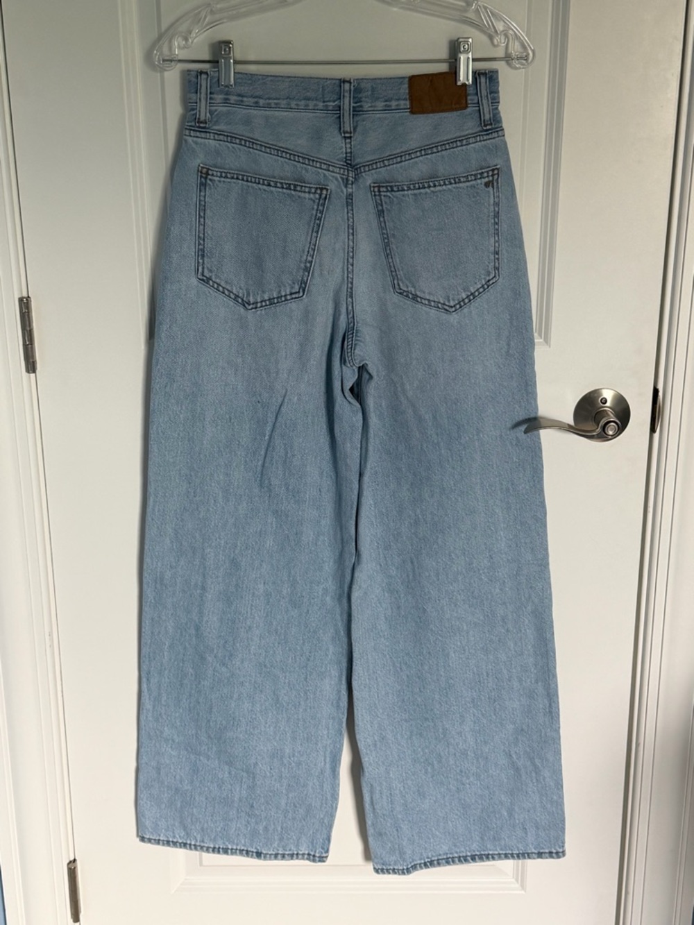 Madewell Ahern Wash Superwide-Leg Jeans Size 25 Denim 54940 - Picture 7 of 13